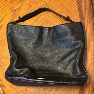 Elegant Black Leather Women's Bag